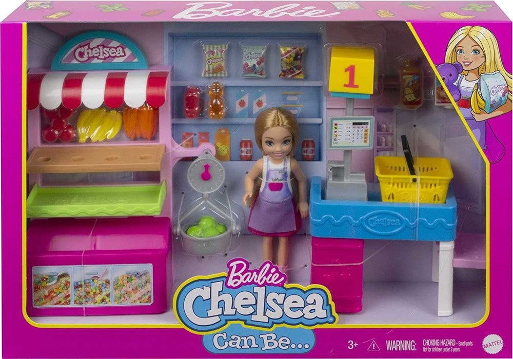 باربي تشيلسي للوجبات الخفيفة دمية مع اكسسوارات Barbie
