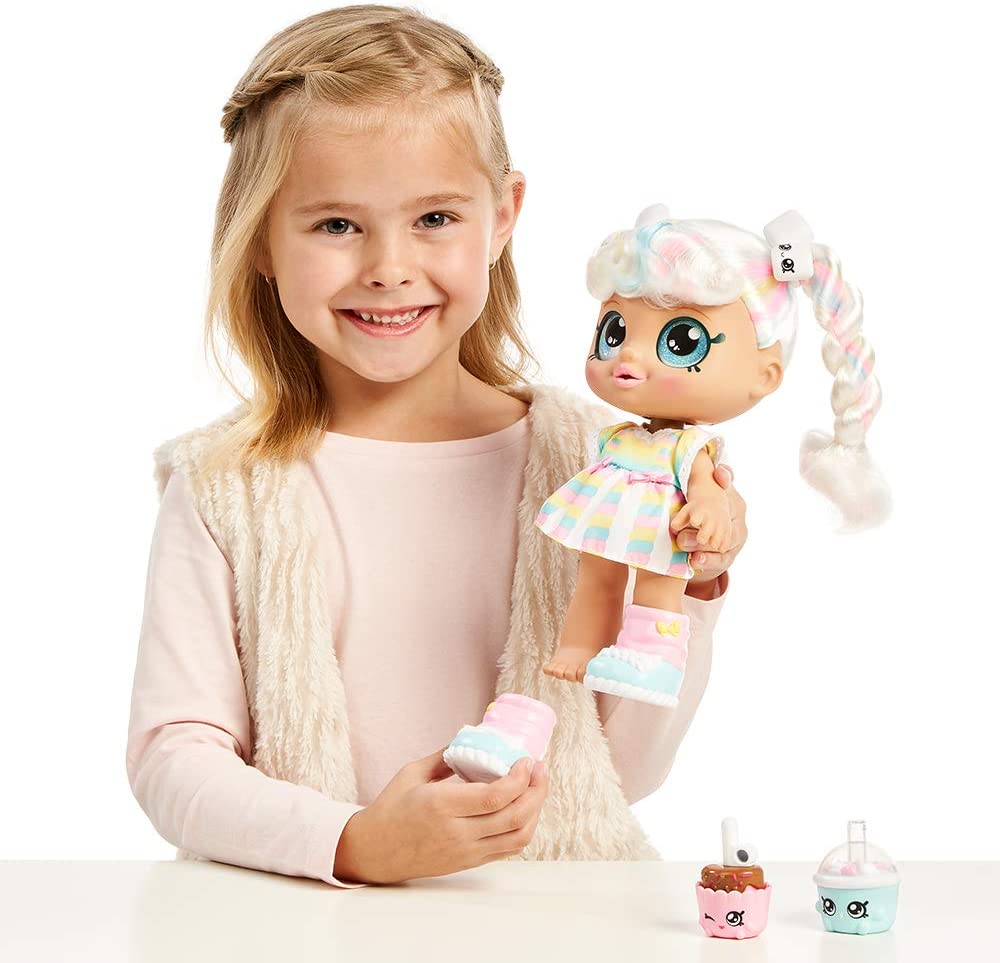 كيندي كيدز دمية وقت السناك مارشا ميلو دمية مع اكسسوارات Kindi Kids