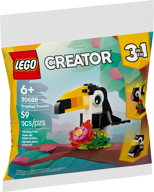 ليجو 30688 كريتور 3 في 1 الطوقان الاستوائي مكعبات التركيب LEGO