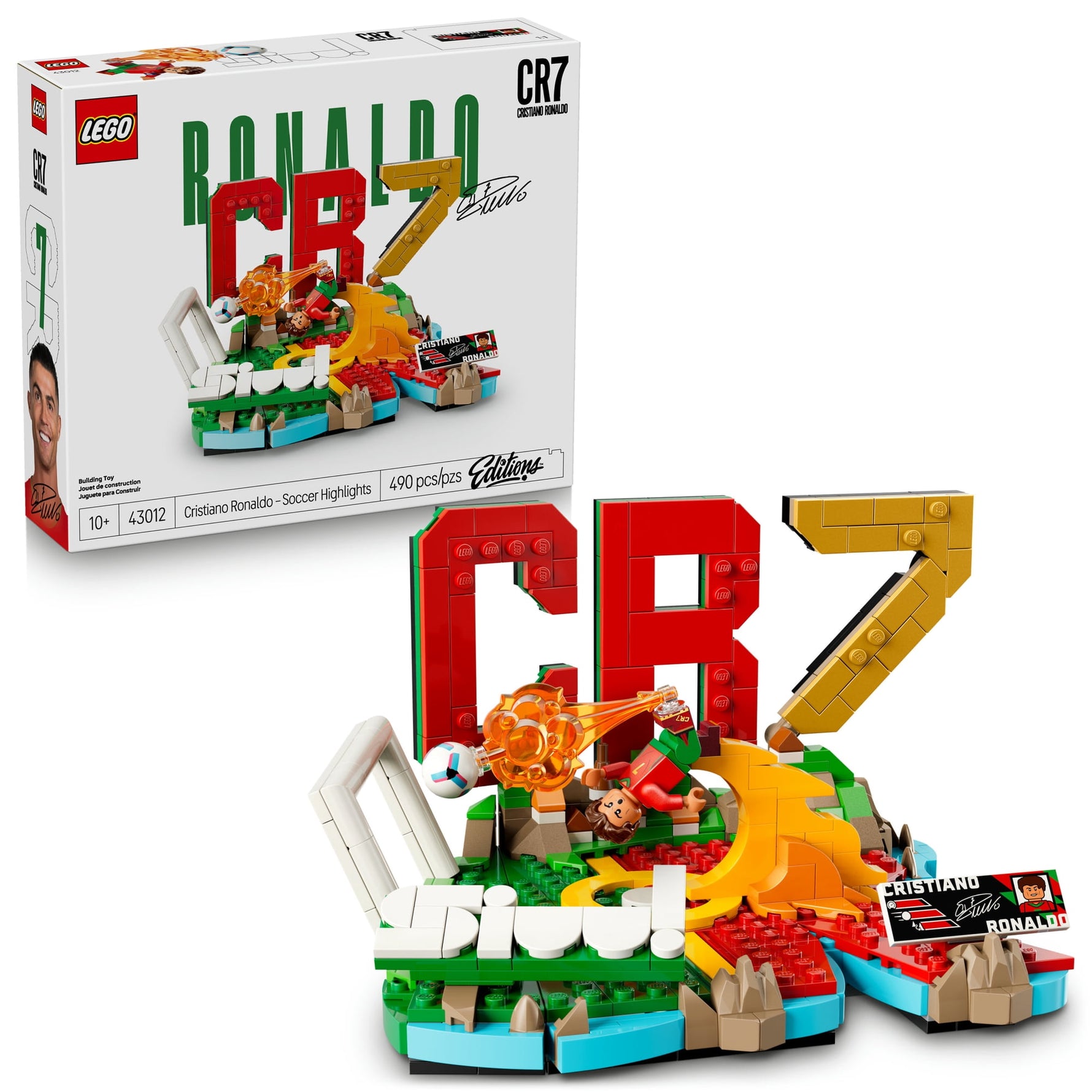 ليجو 43012 إيديشنز أبرز لقطات كريستيانو رونالدو مكعبات التركيب LEGO