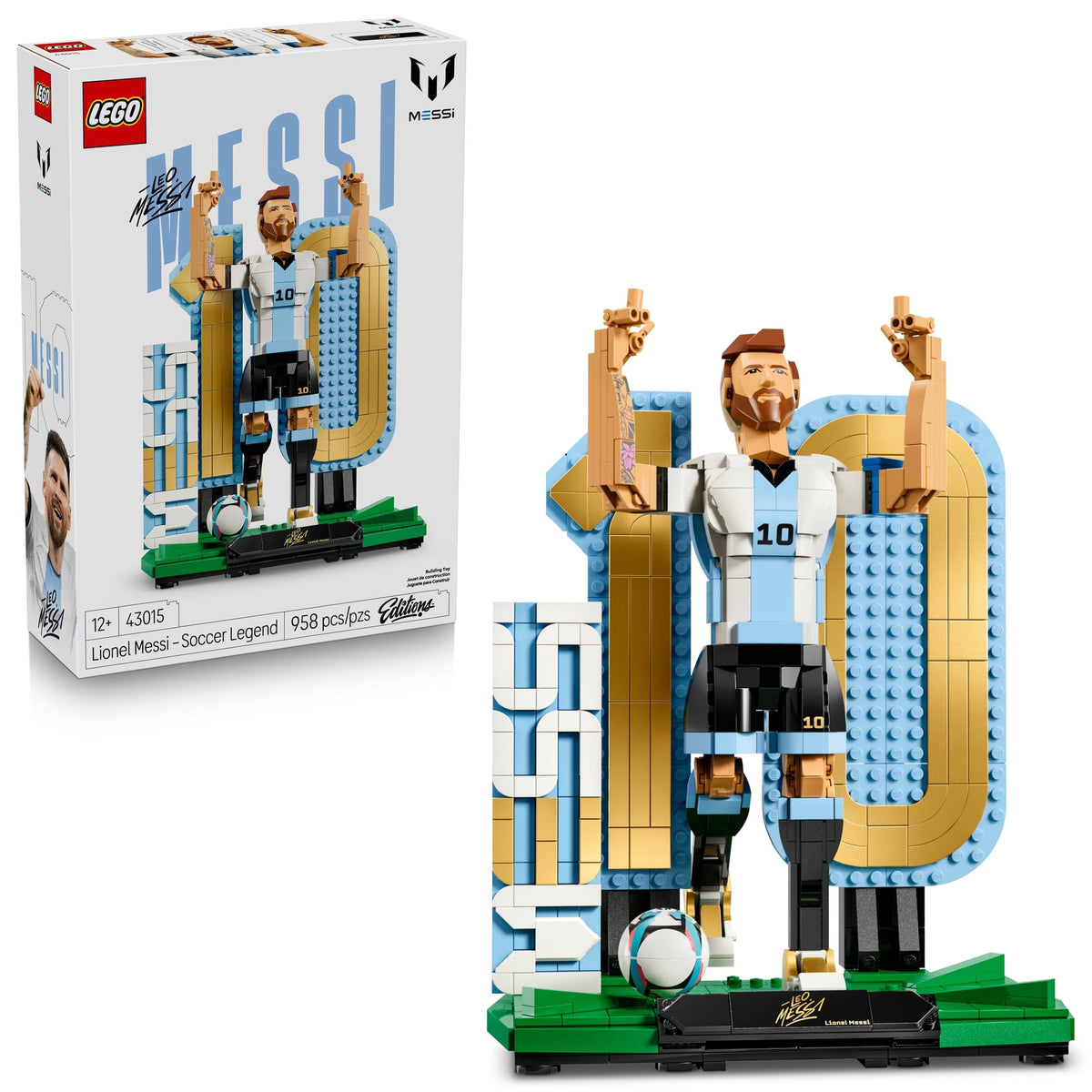 ليجو 43015 إيديشن احتفالية ليونيل ميسي مكعبات التركيب LEGO