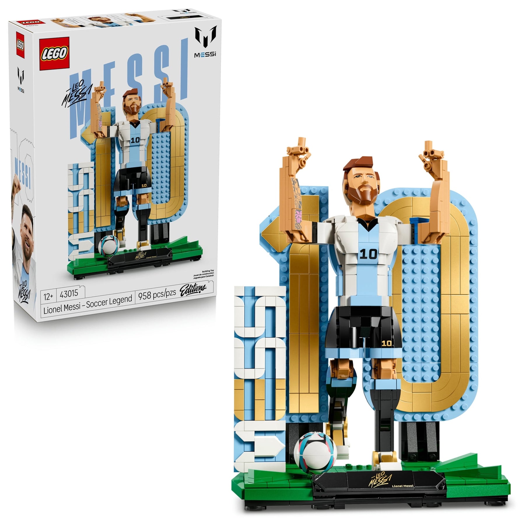ليجو 43015 إيديشن احتفالية ليونيل ميسي مكعبات التركيب LEGO