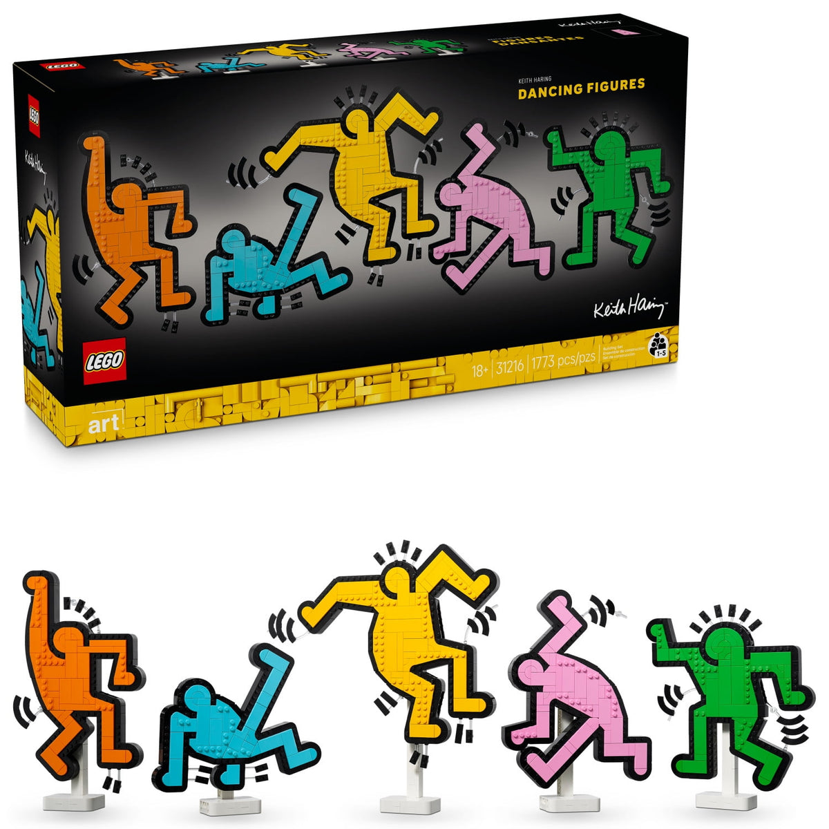 ليجو 31216 ارت كيث هارينغ مكعبات التركيب LEGO