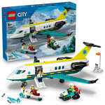 ليجو 60465 سيتي طائرة إسعاف الطوارئ مكعبات التركيب LEGO