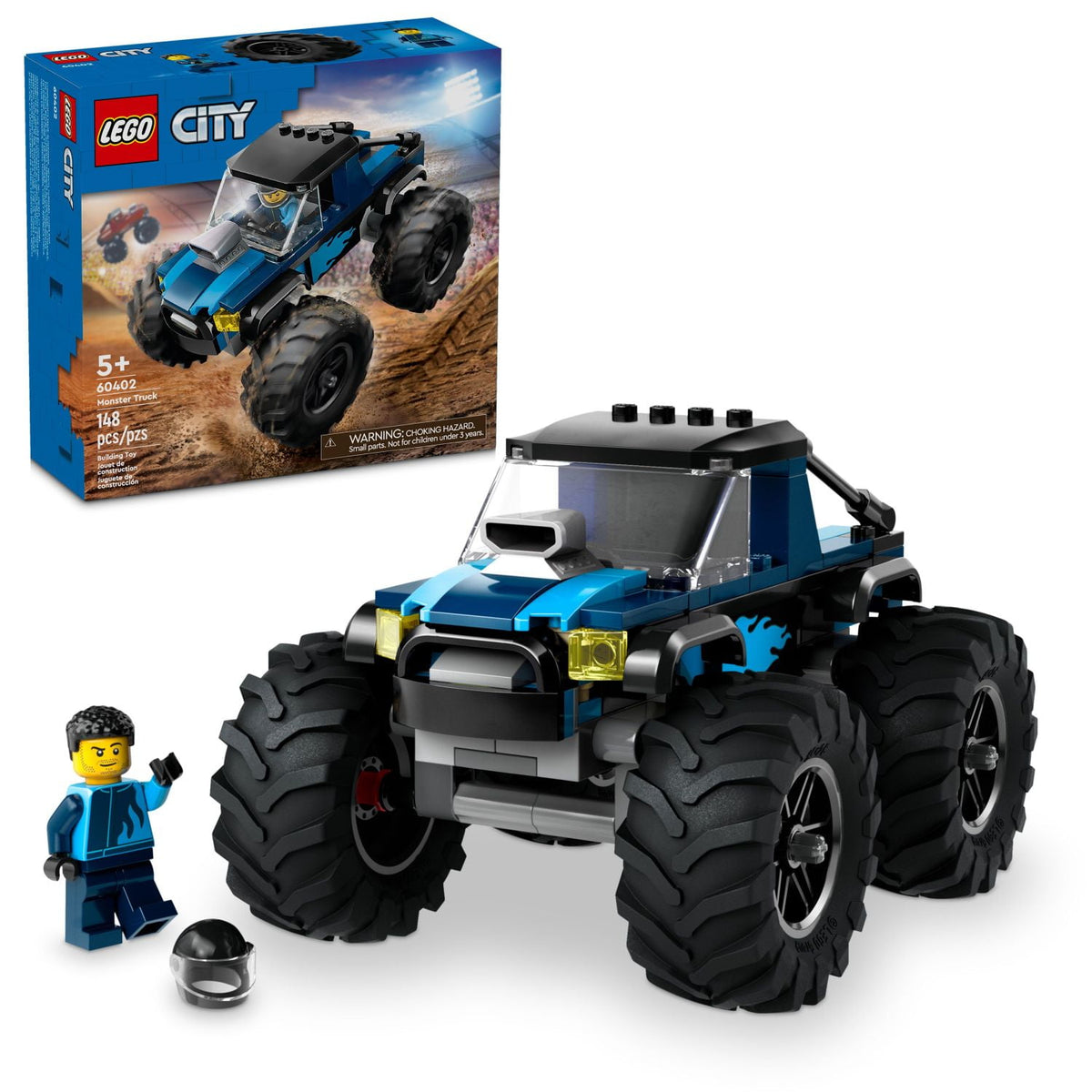 ليجو 60402 سيتي شاحنة الوحش الأزرق مكعبات التركيب LEGO