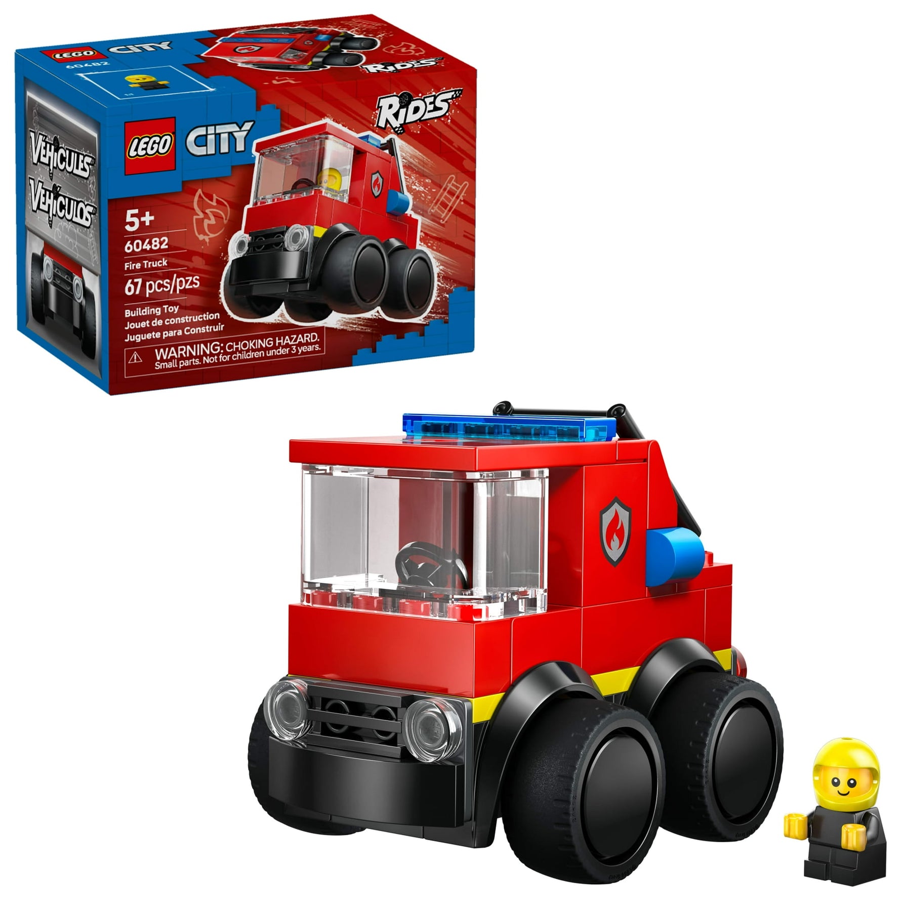 ليجو 60482 سيتي شاحنة الإطفاء مكعبات التركيب LEGO