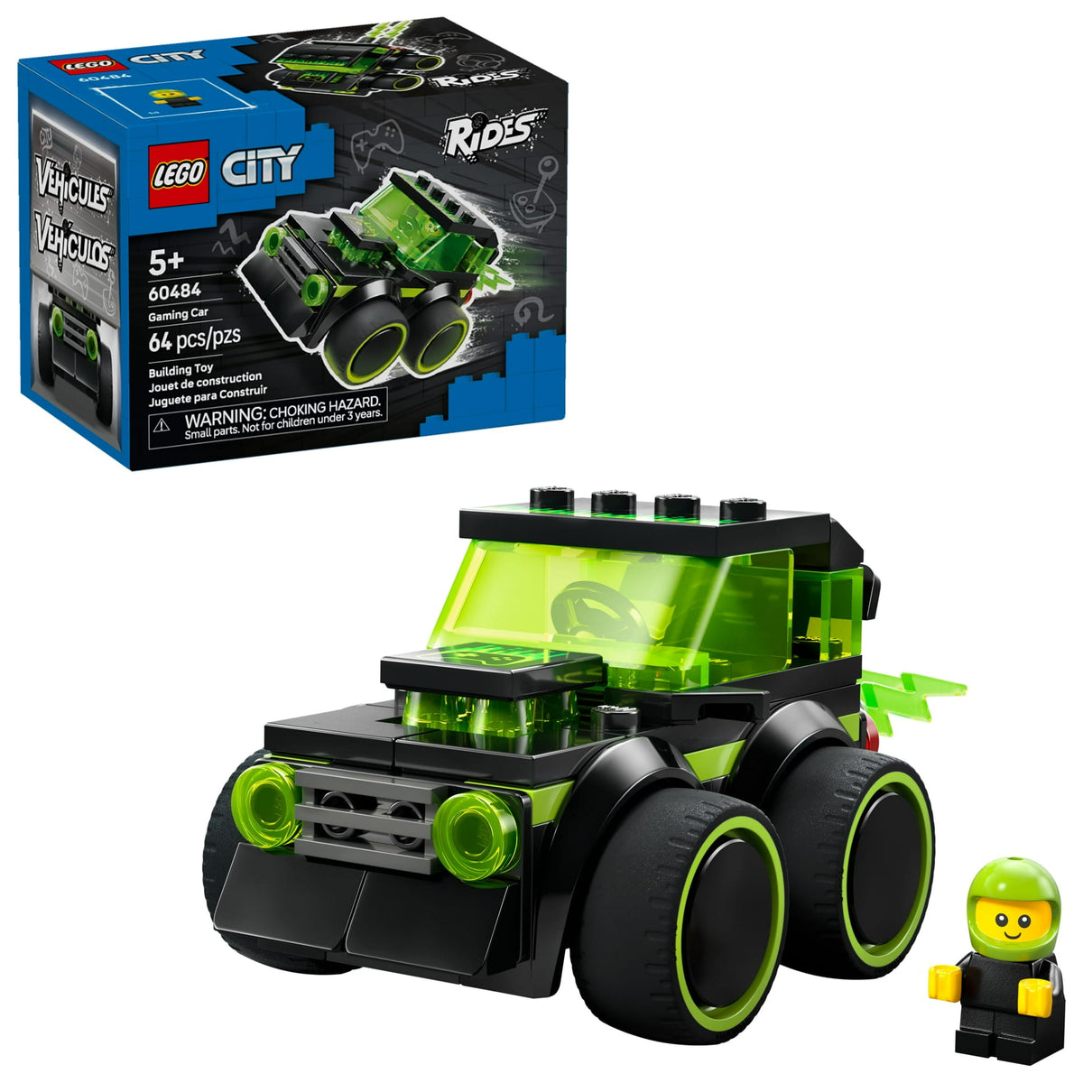 ليجو 60484 سيتي سيارة سباق الألعاب مكعبات التركيب LEGO