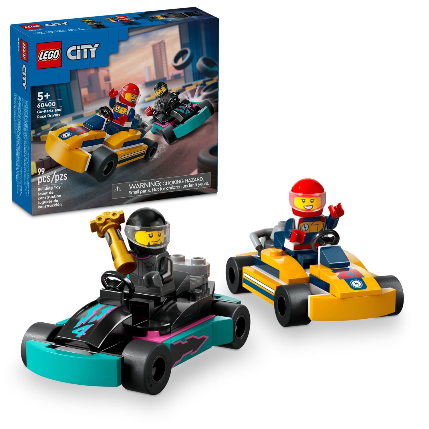 ليجو 60400 سيتي سيارات جو كارتس وريس درايفرز مكعبات التركيب LEGO