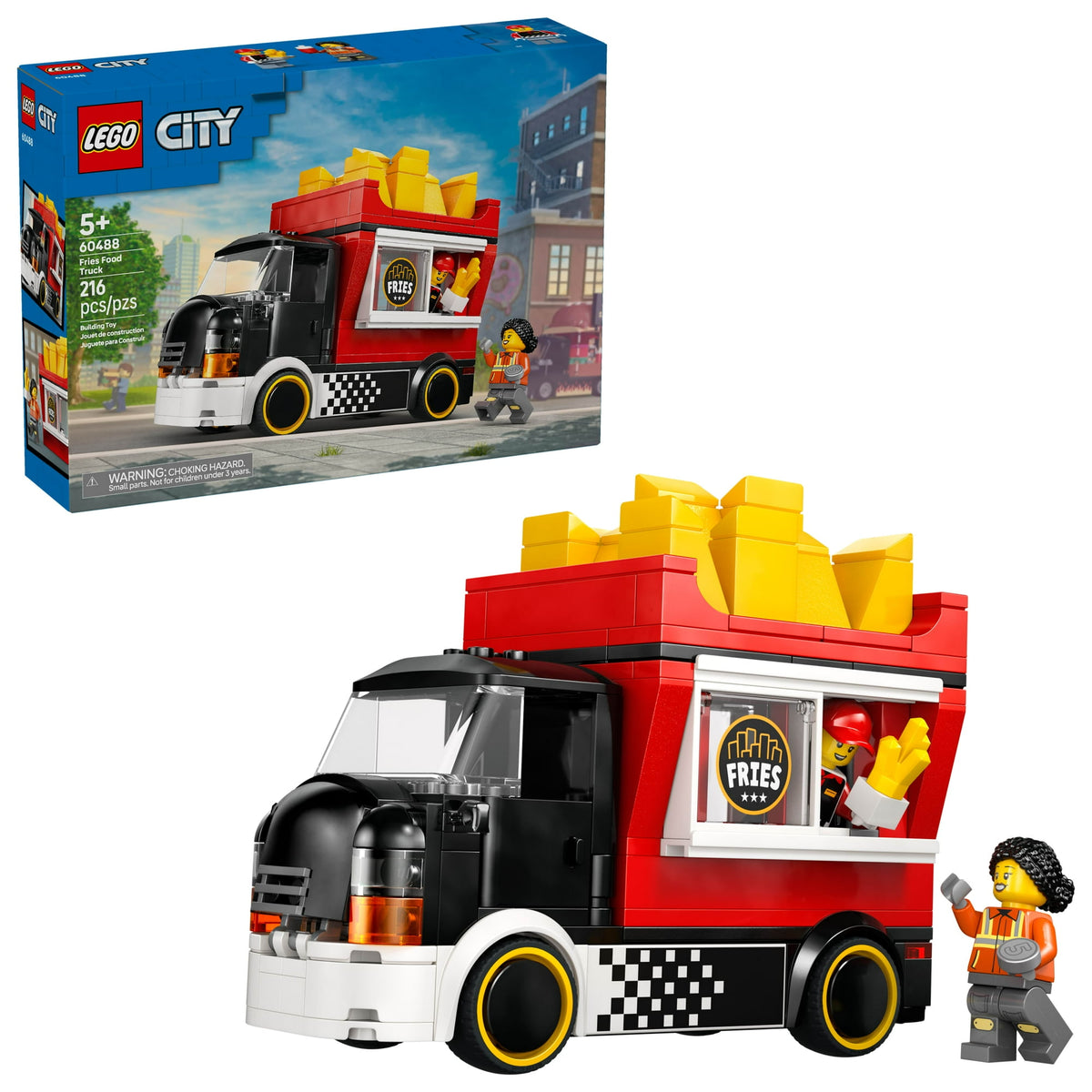 ليجو 60488 سيتي شاحنة البطاطا المقلية مكعبات التركيب LEGO