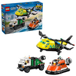 ليجو 60505 سيتي دمج الطائرة وشاحنة الخدمة مكعبات التركيب LEGO