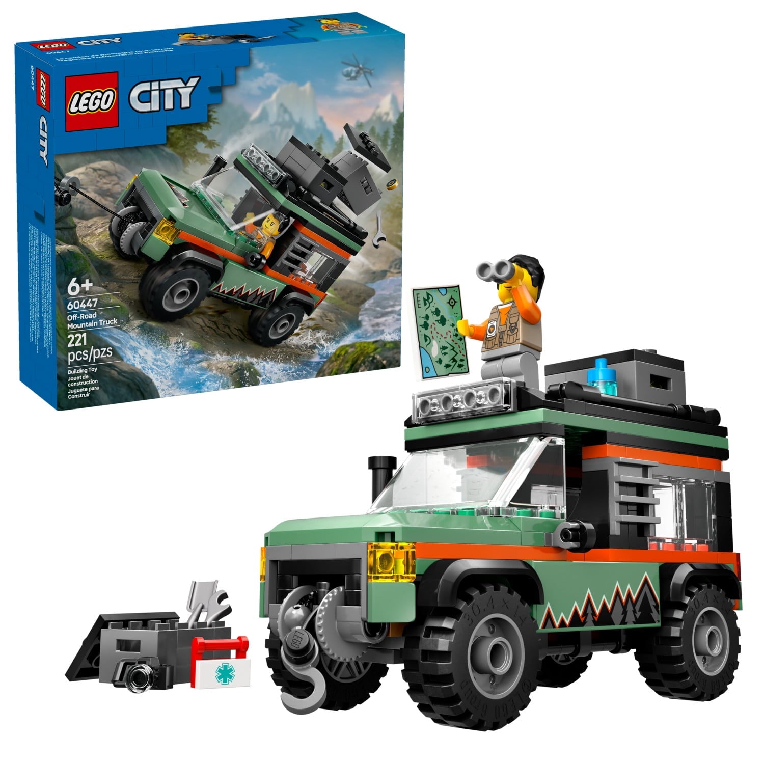 ليجو 60447 سيتي شاحنة الجبال مكعبات التركيب LEGO