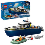 ليجو 60456 سيتي قارب مطاردة الشرطة مكعبات التركيب LEGO