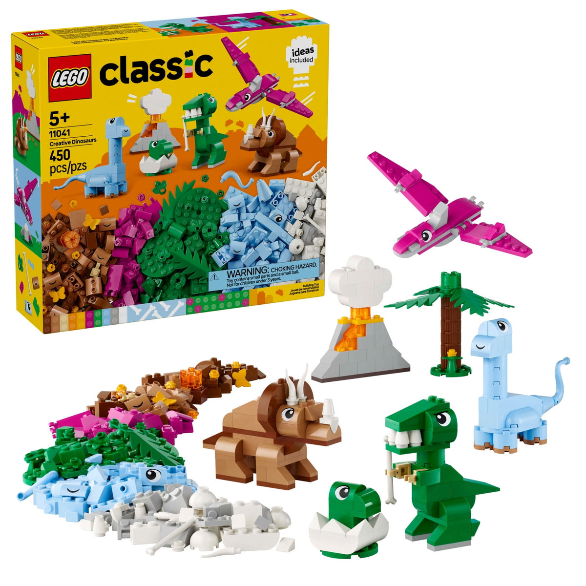 ليجو 11041 كلاسيك لعبة الديناصورات إلابداعية مكعبات التركيب LEGO