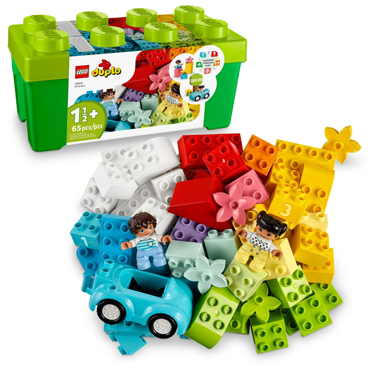 ليجو دبلو طقم علب الطوب الكلاسيكي 65 قطعة مكعبات التركيب LEGO