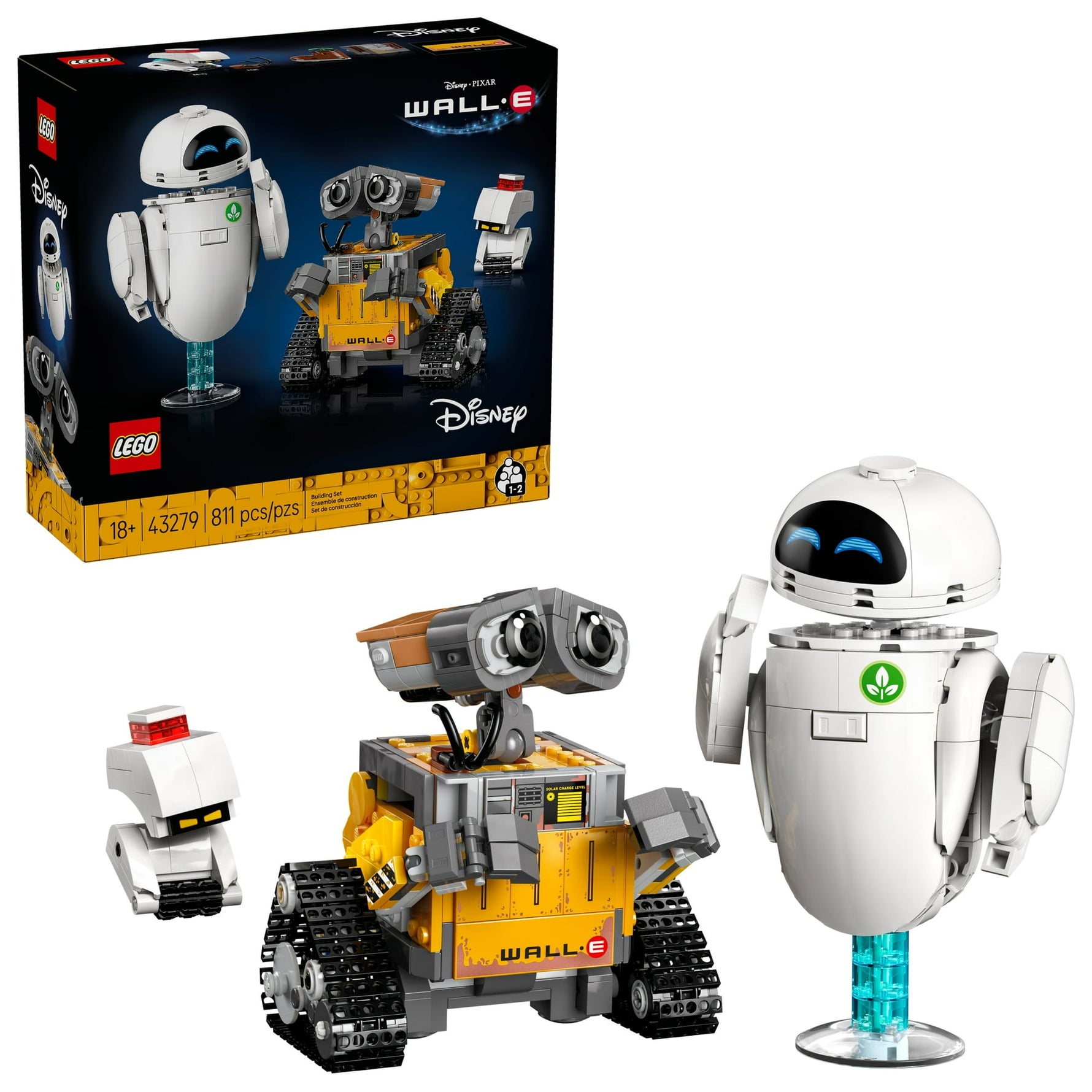 ليجو 43279 ديزني وول-إي وإيف مكعبات التركيب LEGO