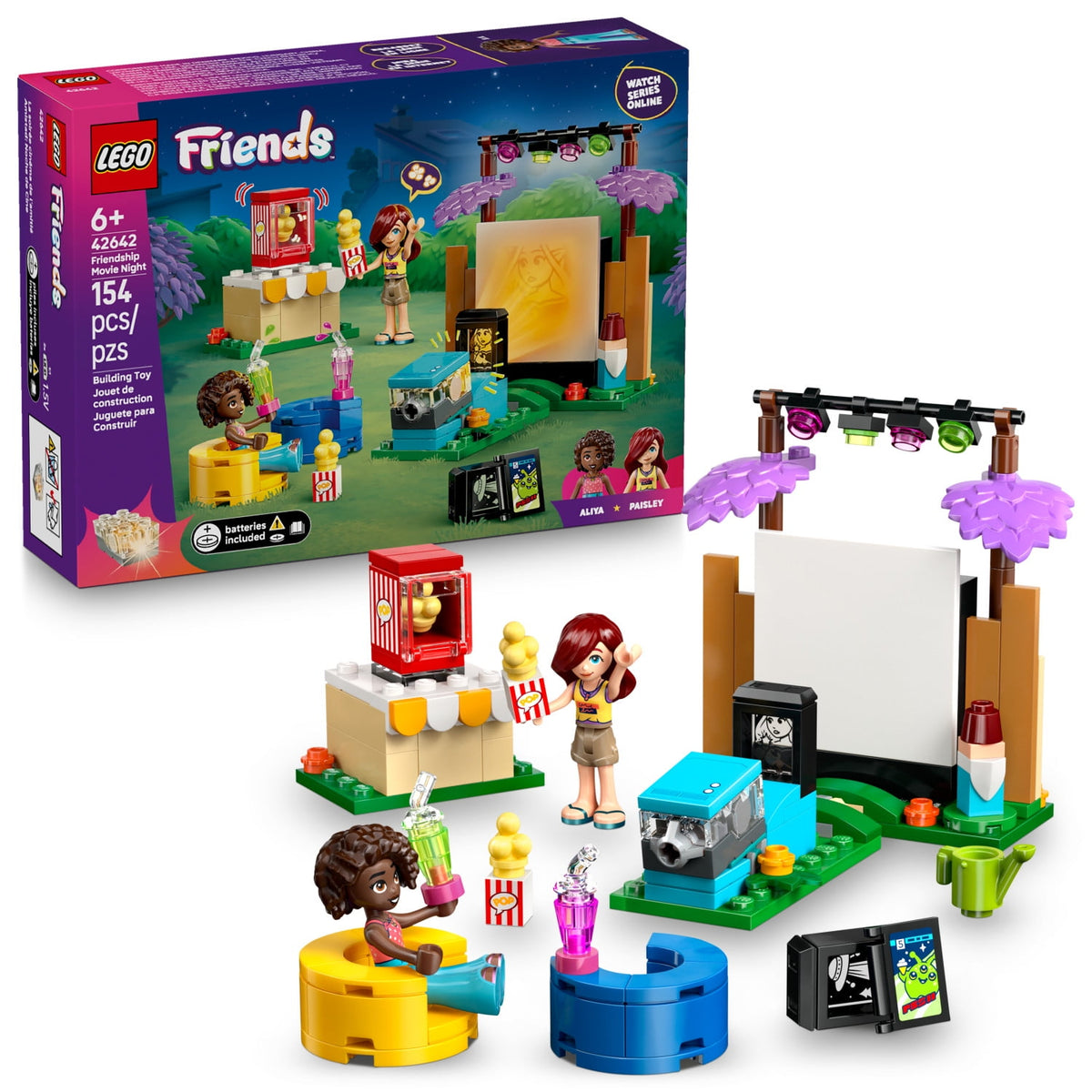 ليجو 42642 فريندز فيلم ليلة الصداقة مكعبات التركيب LEGO