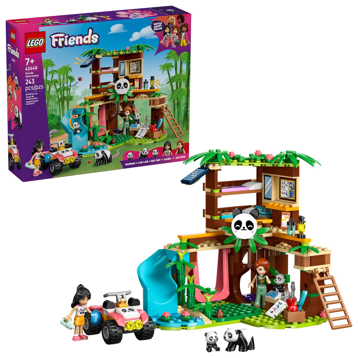 ليجو 42648 فريندز محمية حيوانات الباندا مكعبات التركيب LEGO