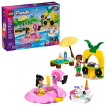 ليجو 42658 فريندز حفلة مسبح الأصدقاء يونيكورن وفلامنجو مكعبات التركيب LEGO
