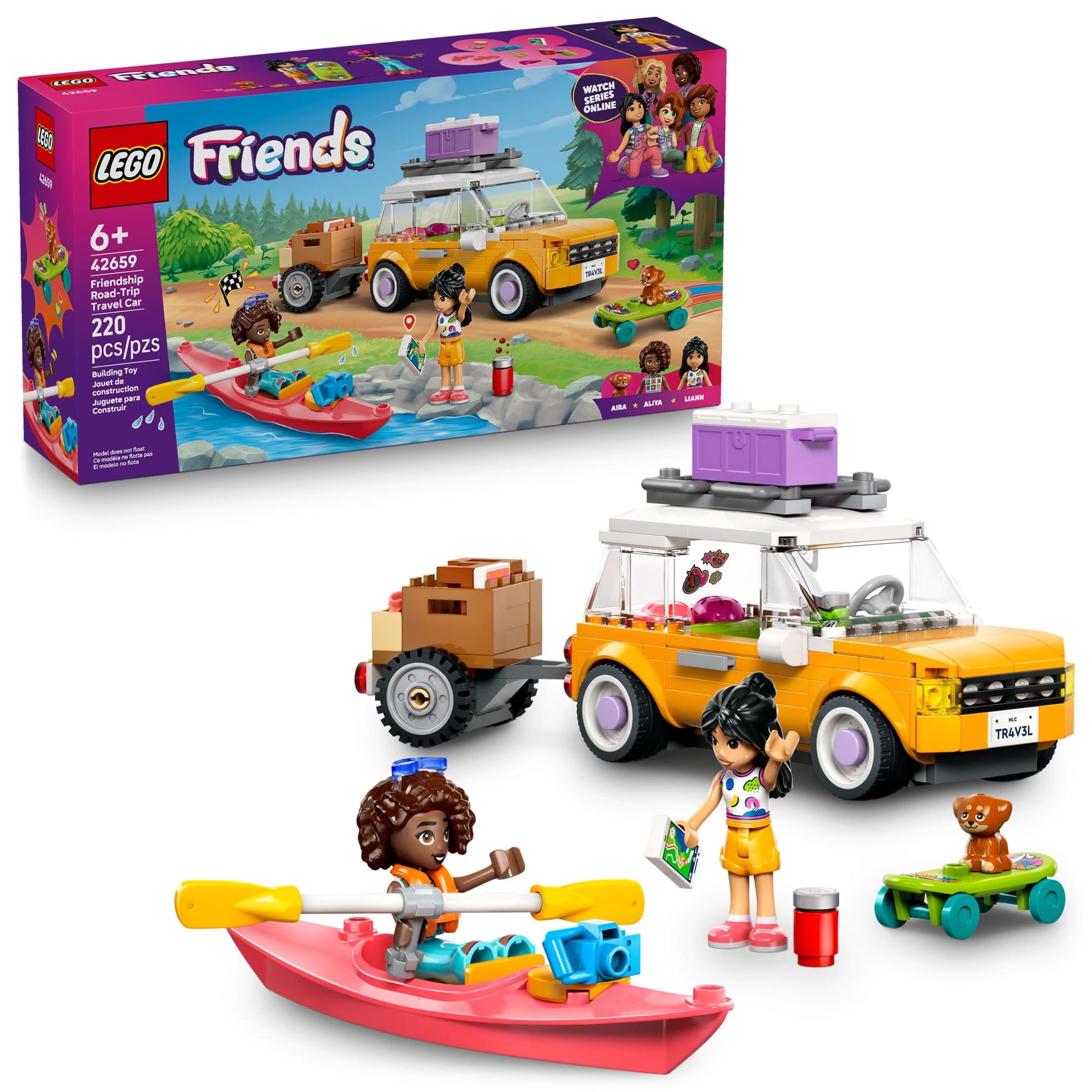 ليجو 42659 فريندز سيارة رحلات الصداقة مكعبات التركيب LEGO