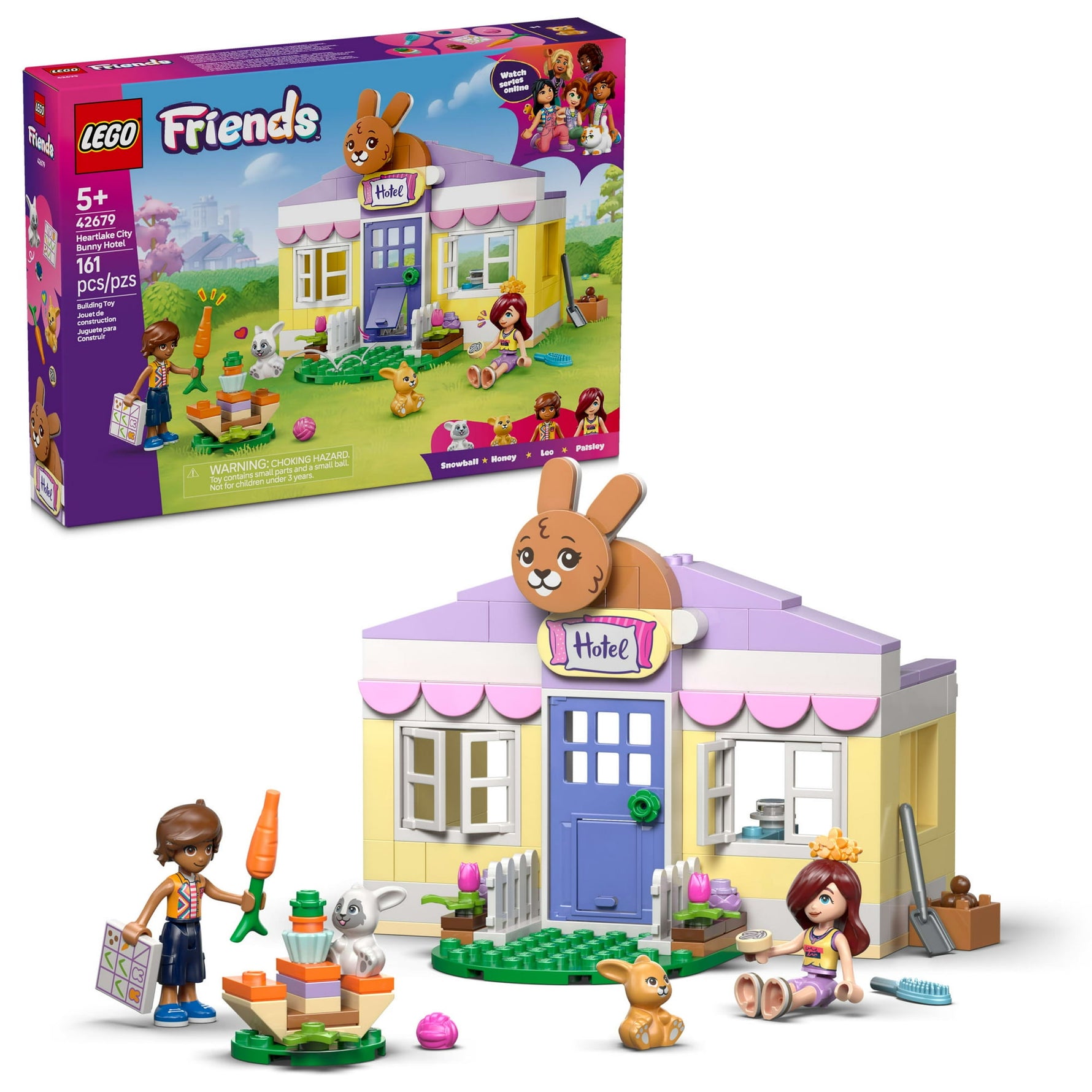 ليجو 42679 فريندز فندق أرنب مدينة هارت ليك مكعبات التركيب LEGO