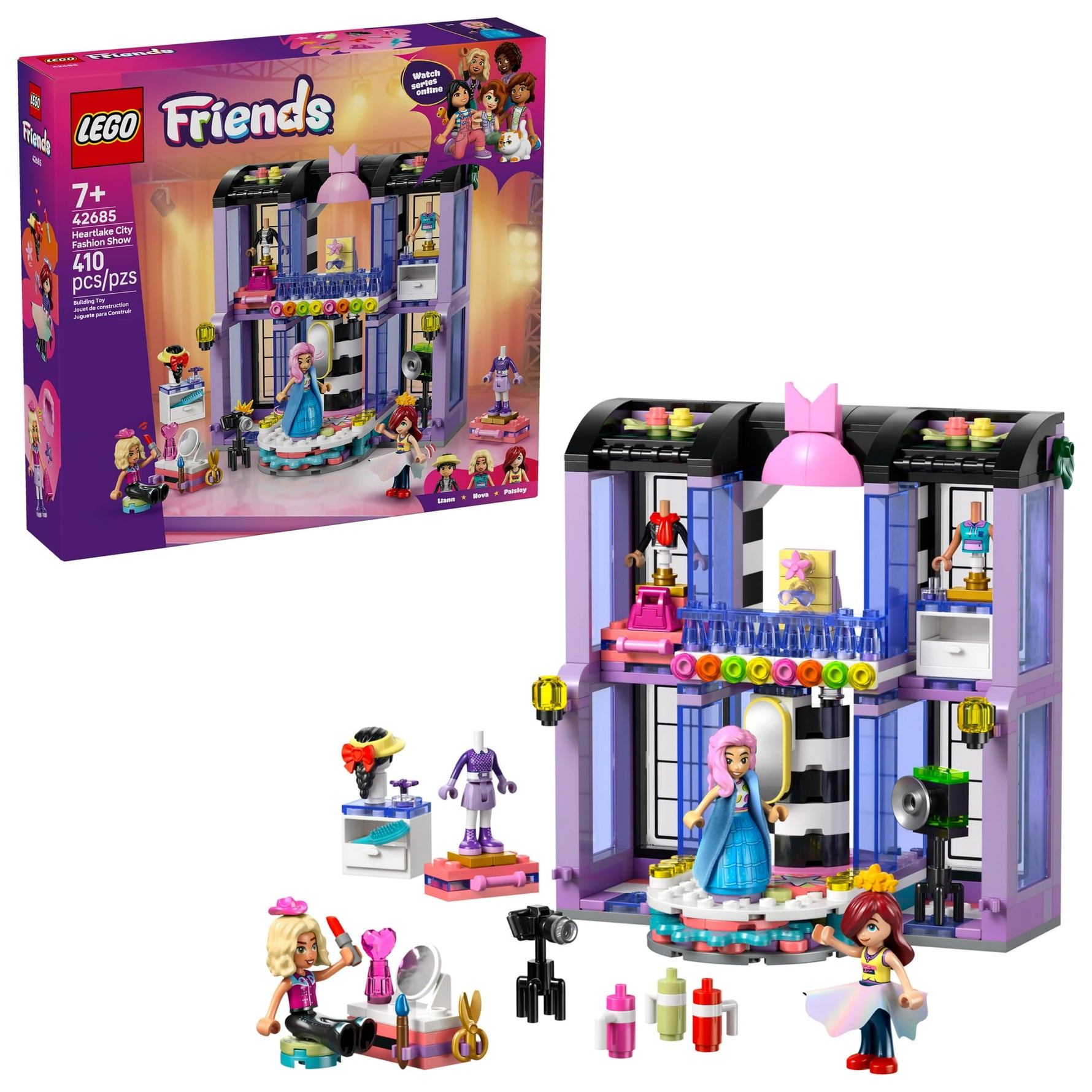 ليجو 42685 فريندز عرض أزياء مدينة هارت ليك مكعبات التركيب LEGO