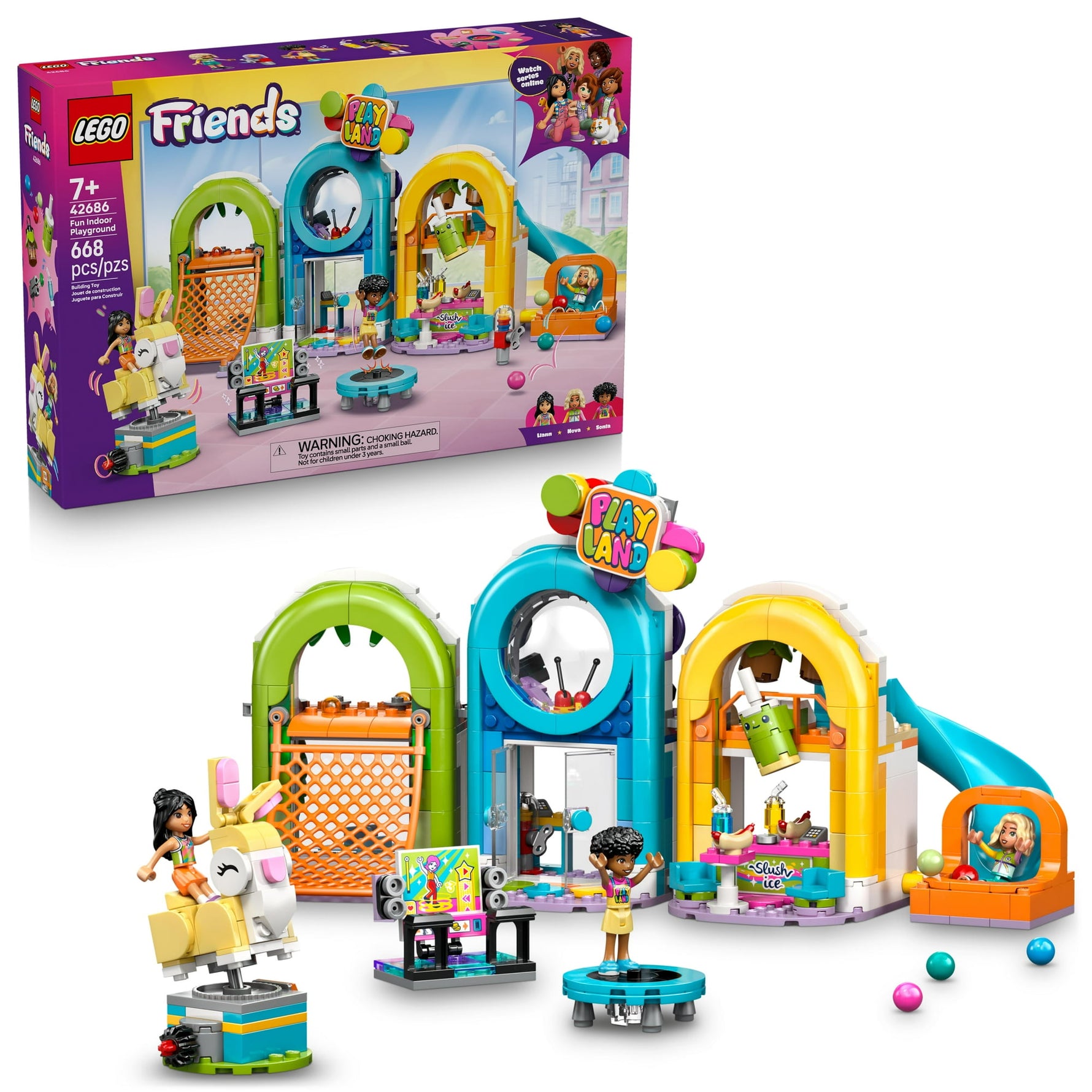 ليجو 42686 فريندز ملعب المرح الداخلي مكعبات التركيب LEGO