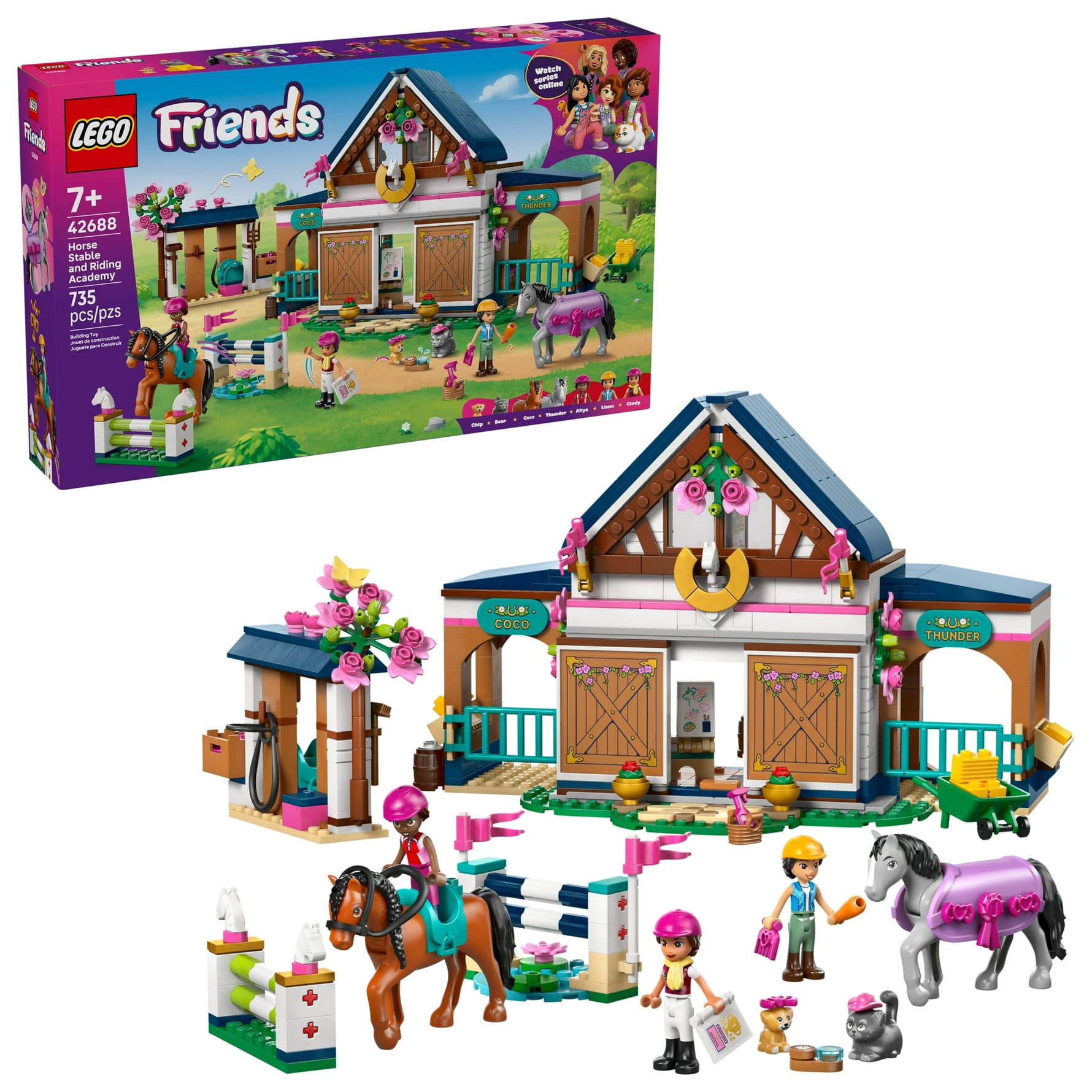 ليجو 42688 فريندز اسطبل الخيول مكعبات التركيب LEGO