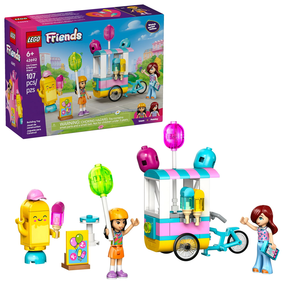 ليجو 42692 فريندز كشك بيع الآيس كريم مكعبات التركيب LEGO
