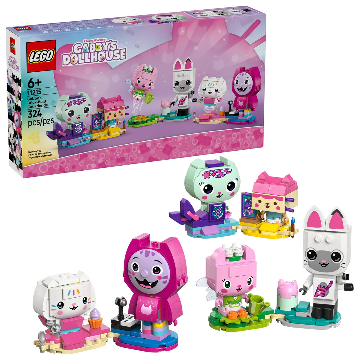 ليجو 11215 بيت الدمى غابي القطط المبنية مكعبات التركيب LEGO