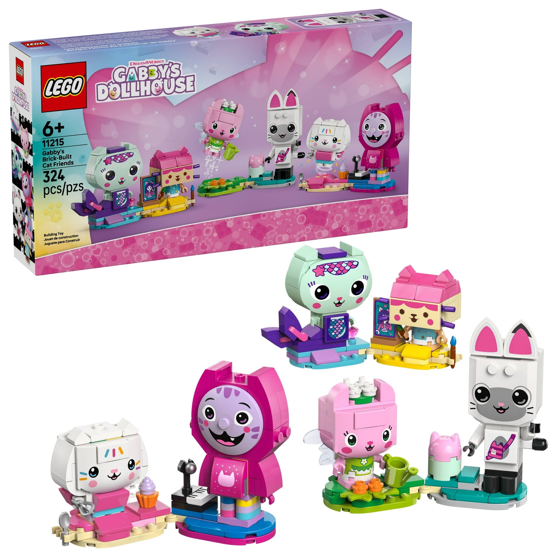 ليجو 11215 بيت الدمى غابي القطط المبنية مكعبات التركيب LEGO