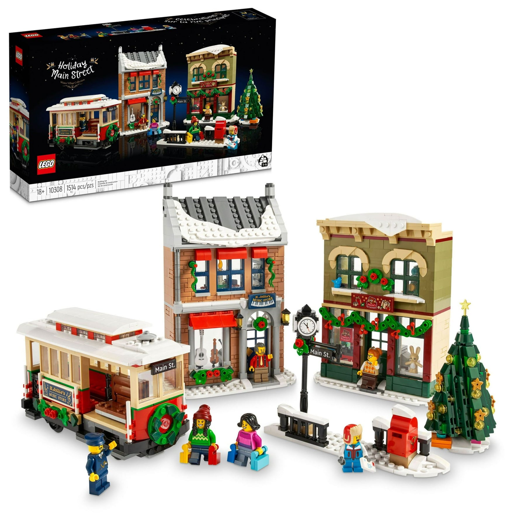 ليجو 10308 شارع عيد الميلاد الرئيسي مكعبات التركيب LEGO