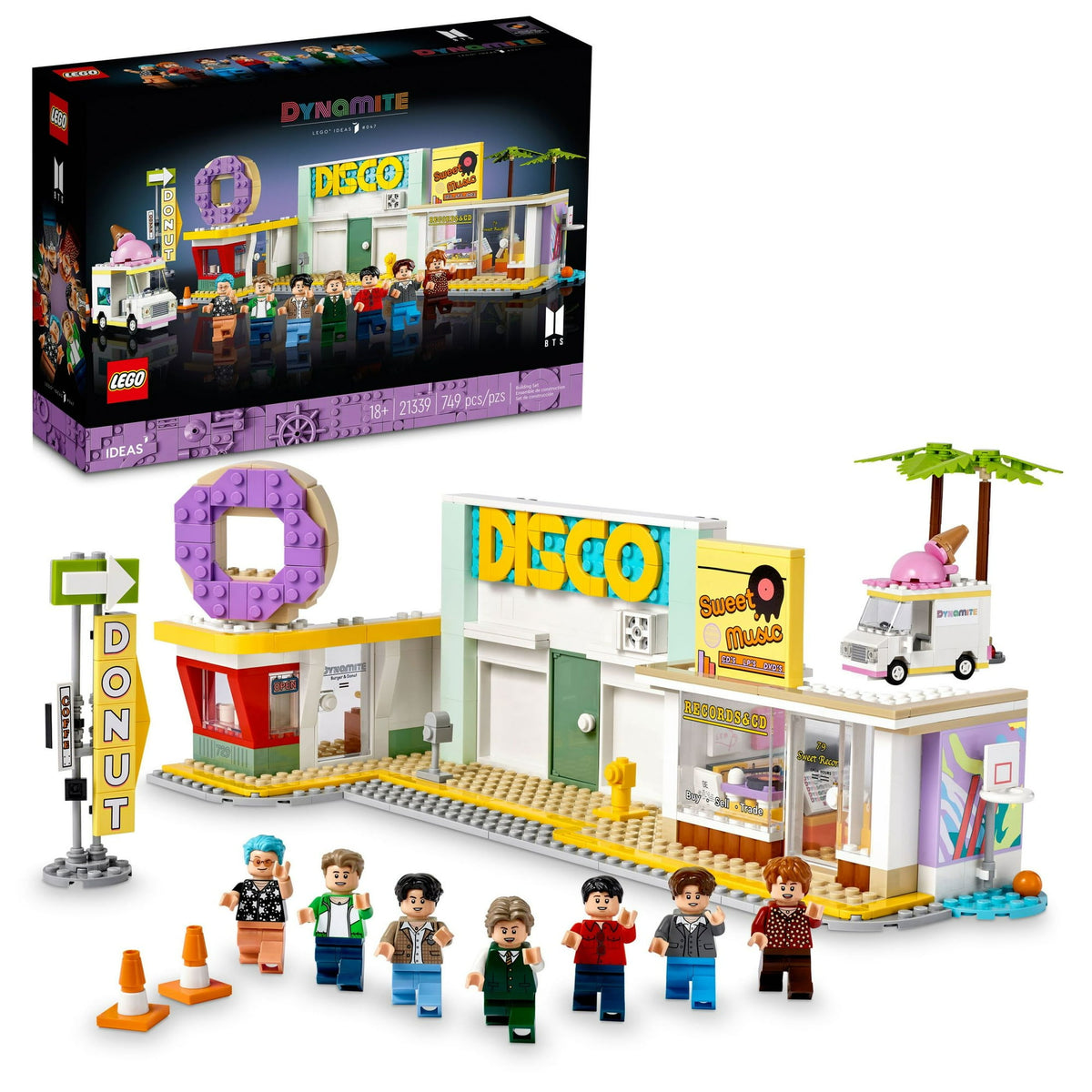 ليجو 21339 ديناميت بي تي إس مكعبات التركيب LEGO