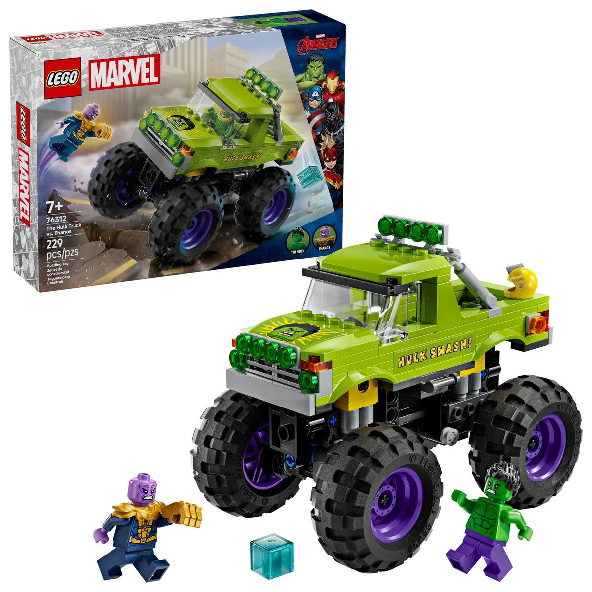 ليجو 76325 مارفل شاحنة هالك ضد ثانوس مكعبات التركيب LEGO
