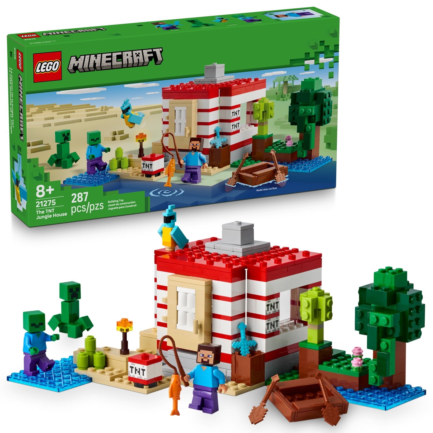 ليجو 21275 ماين كرافت منزل الغابة مكعبات التركيب LEGO