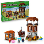 ليجو 21278 ماين كرافت الموقع الأمامي للناهب والوحش القروي مكعبات التركيب LEGO