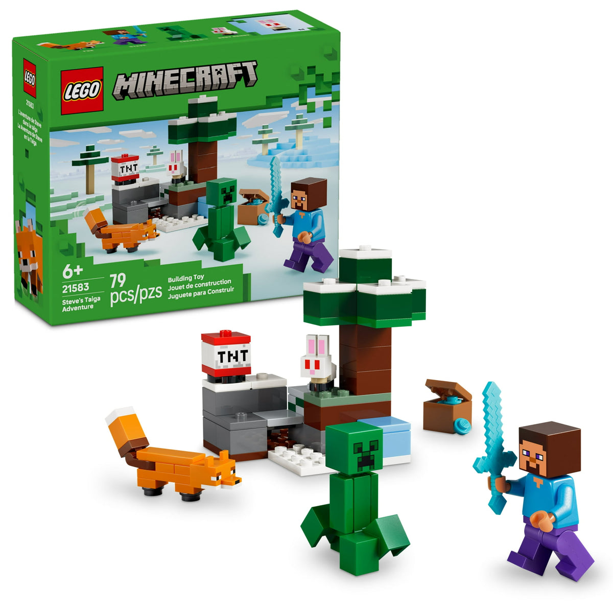 ليجو 21583 ماين كرافت مغامرة ستيف مكعبات التركيب LEGO