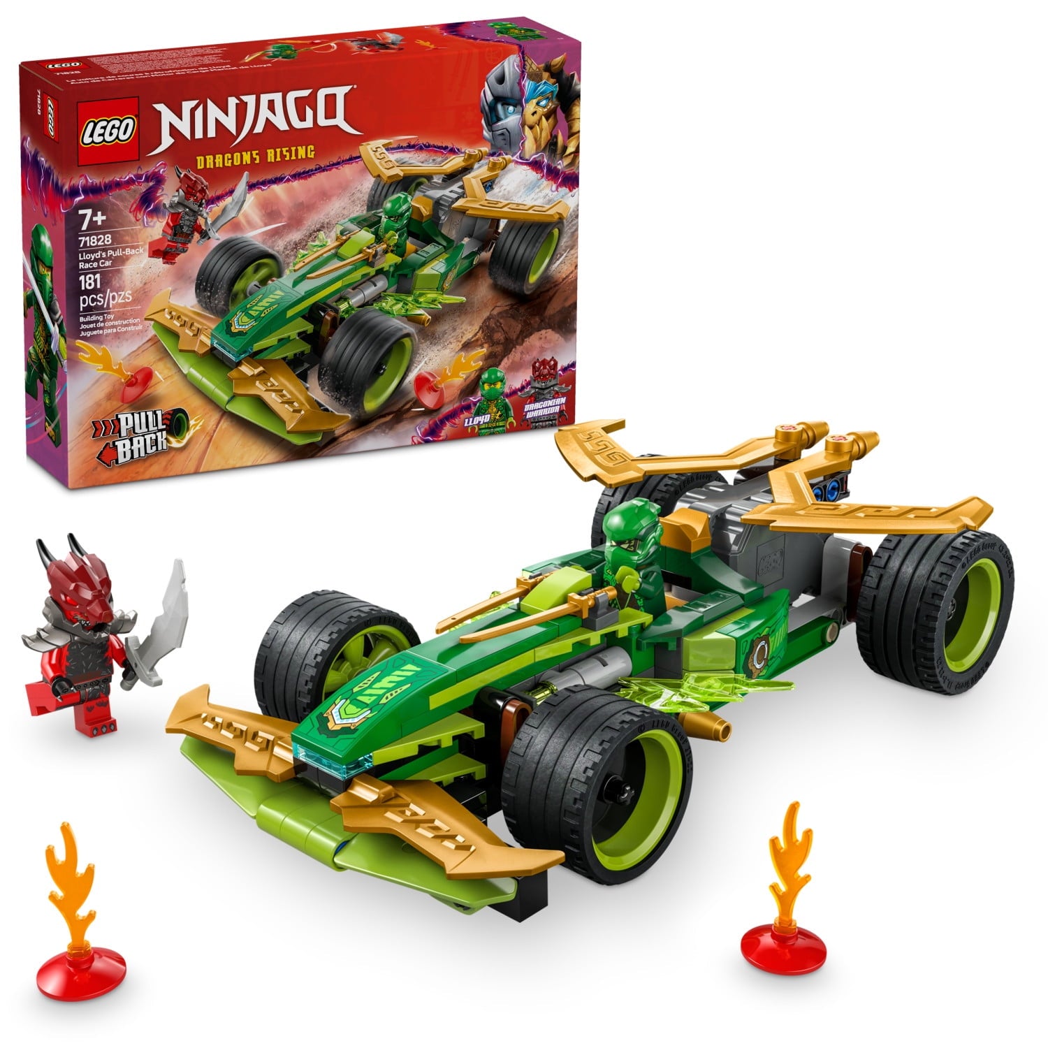 ليجو 71828 نينجاغو سيارة سباق لويدز مكعبات التركيب LEGO
