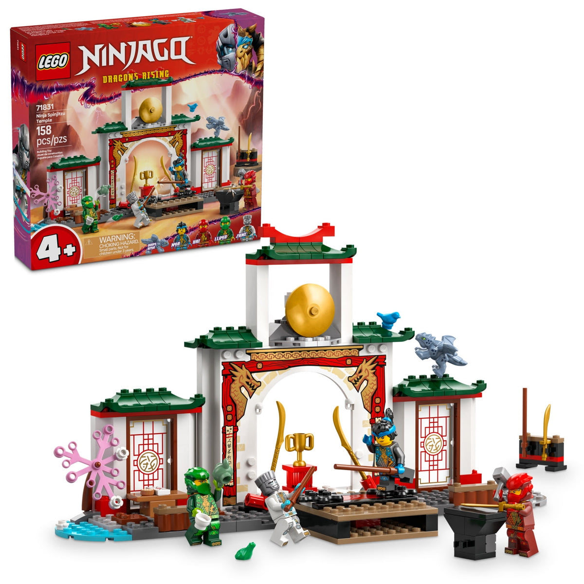 ليجو 71831 نينجاغو معبد نينجاجو سبينجتسو مكعبات التركيب LEGO