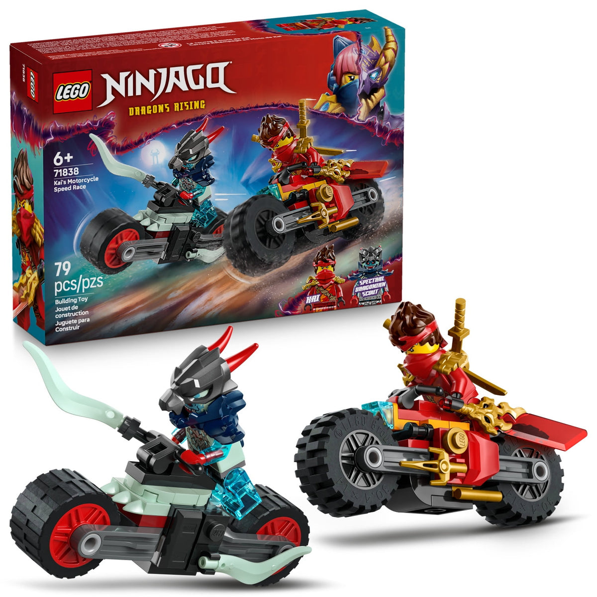 ليجو 71838 نينجاغو سرعة الدراجات النارية مكعبات التركيب LEGO