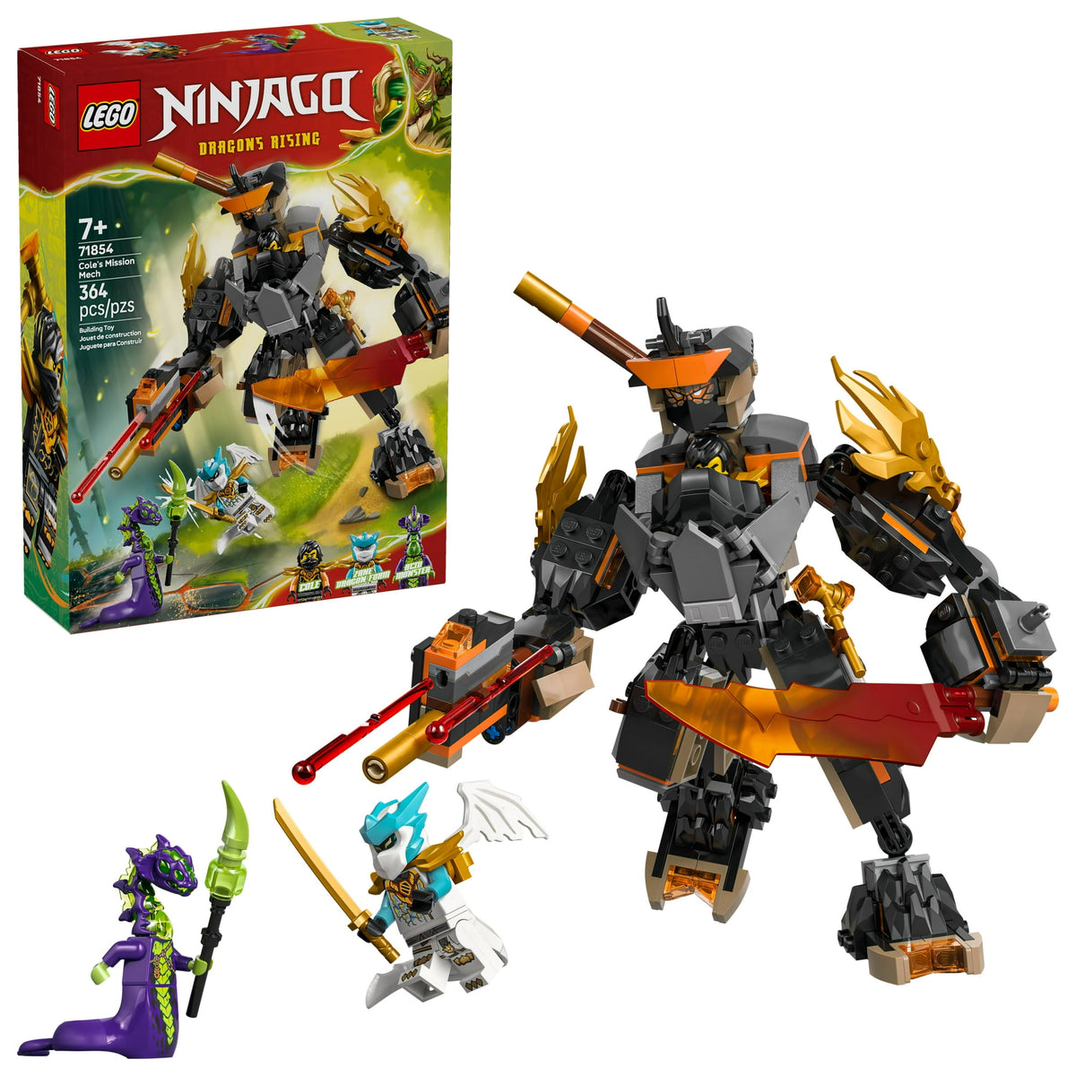 ليجو 71854 نينجاغو ميشن ميك دراغون مكعبات التركيب LEGO