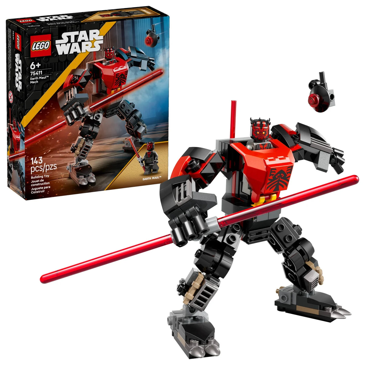 ليجو 75411 ستار وورز دارث مول ميك مكعبات التركيب LEGO