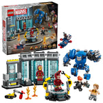 ليجو 76315 مارفل مختبر الرجل الحديدي قاعة الدروع مكعبات التركيب LEGO
