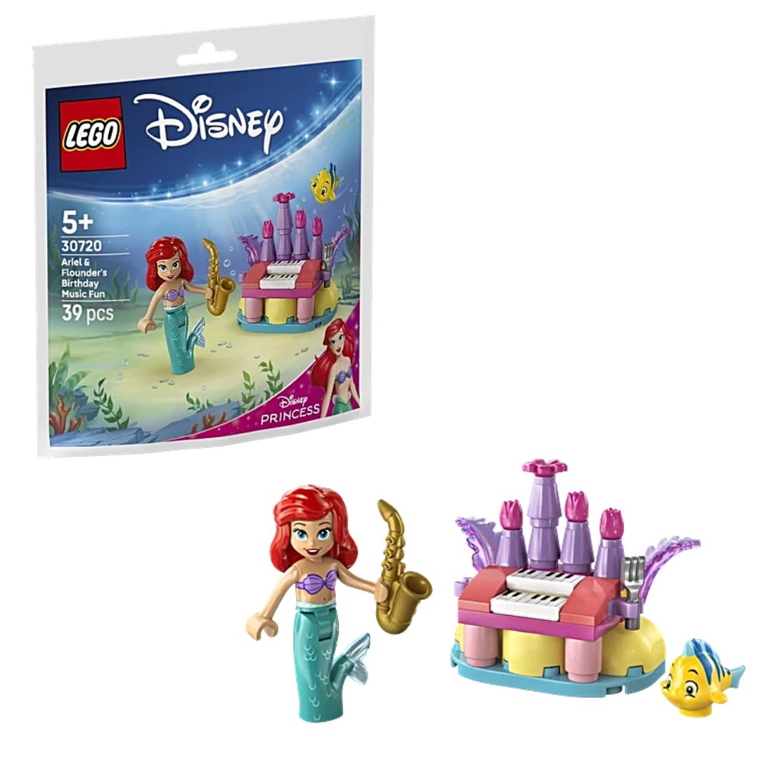 ليجو ديزني بيانو آرييل وفلاوندر 30720 مكعبات التركيب LEGO