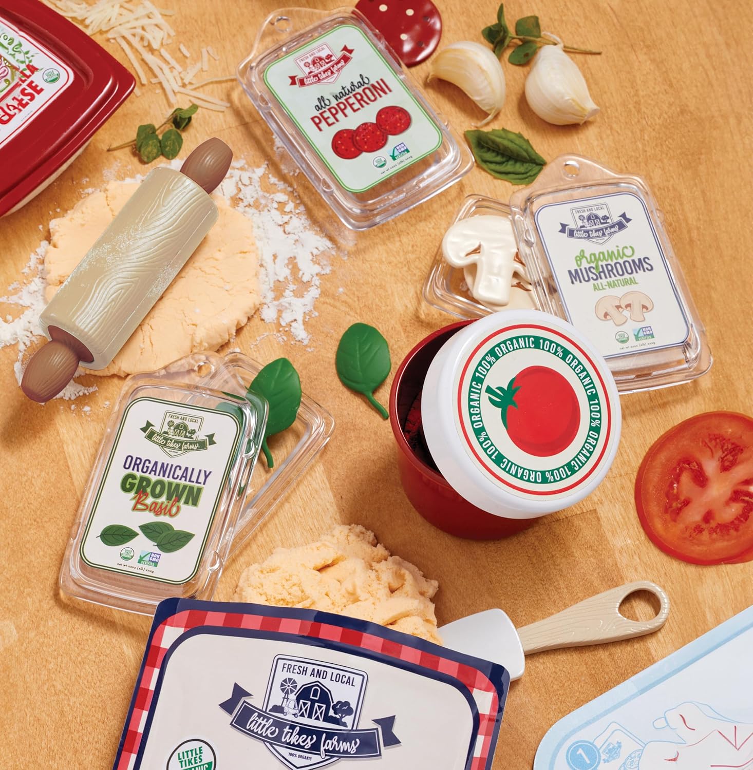 ليتل تايكس طقم بيتزا الطهاة المبدعين ٢٢ قطعة ألعاب المطابخ Little Tikes