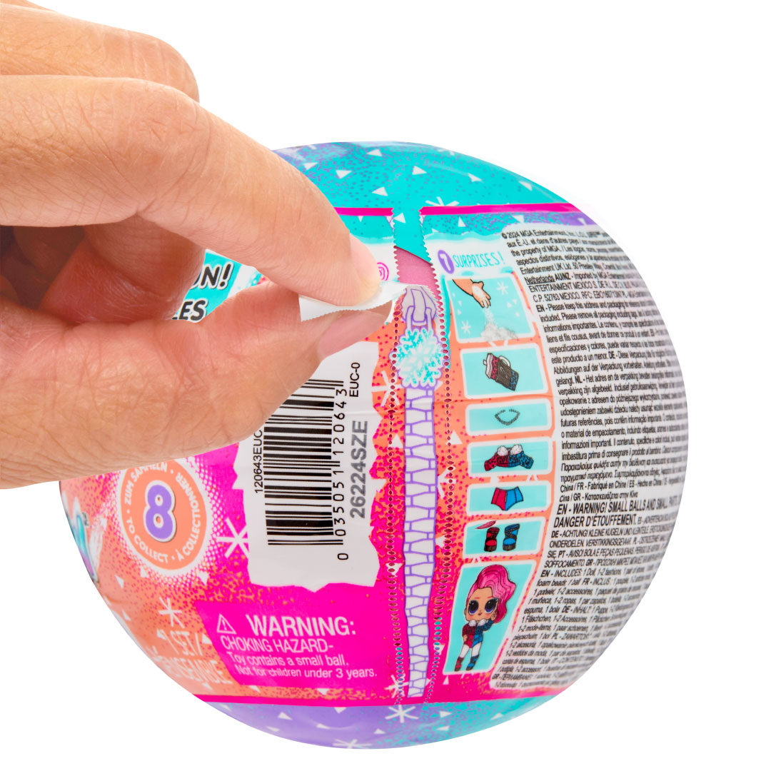 ال او ال سربرايز لعبة بيضة مفاجأة الشتاء الثلجية دمية مع اكسسوارات LOL Surprise