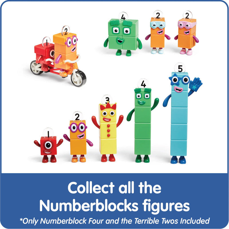 نمبر بلوكس قصة الرقم أربعة ومشاكسة الثنائيات تعليمي تفاعلي Numberblocks