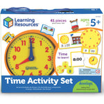 ليرننج ريسورسز ساعة بعقارب للتعلم 41 قطعة تعليمي تفاعلي Learning Resources