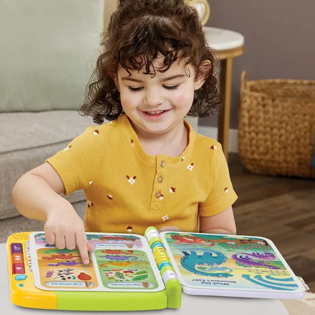 ليب فروغ كتاب الديناصوراتا التفاعلي باللمس تعليمي تفاعلي LeapFrog