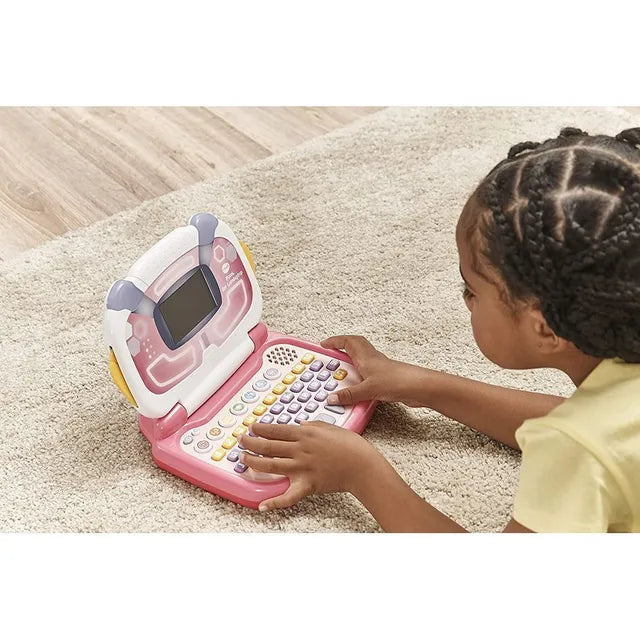 ليب فروغ لابتوب كليك لتعليم الأحرف والأرقام وردي تعليمي تفاعلي LeapFrog