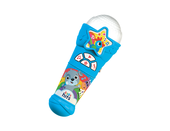 كيدز هيتس ميكروفون عرض ضوئي مواليد تفاعلي Kids Hits